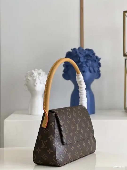 WIS looping bag-24x21x9cm Vuitton Louis 0624